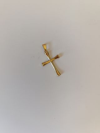 Cruz oro laminado