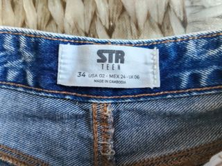 Pantalon tejano rectos