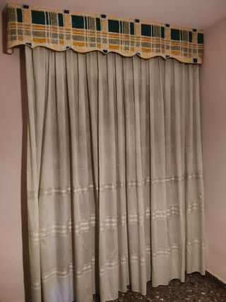 Cortina Beige-Verde | Habitación