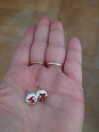 Pendientes niña Little Red Riding Hood