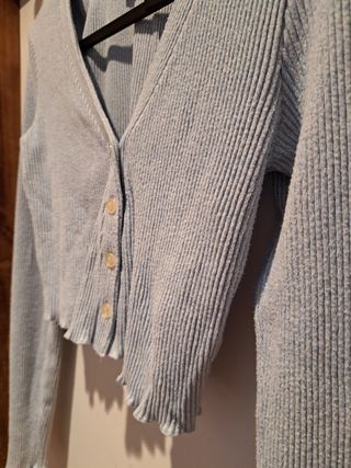 Cárdigan Bershka azul
