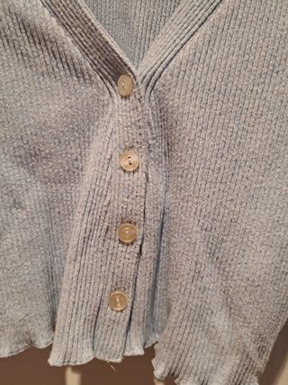 Cárdigan Bershka azul