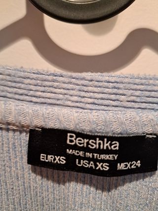 Cárdigan Bershka azul