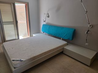 Cama Roche Bobois - Cabecero turquesa