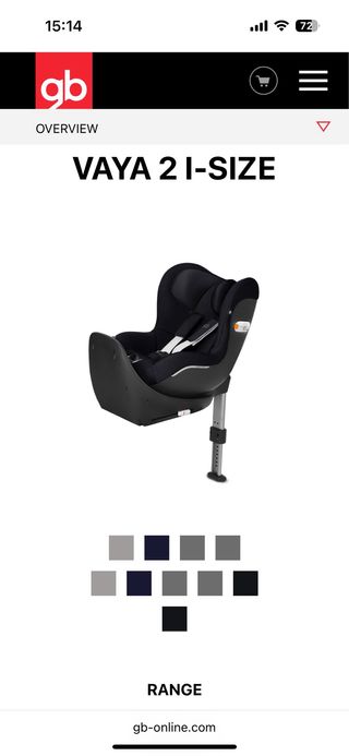 Silla coche GB Vaya i-Size