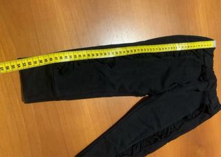 Pantaloni bimba 36 mesi,  neri con volant