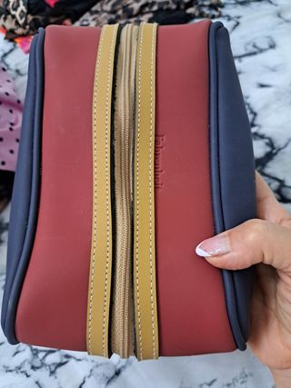 Pochette unisex blu e rossa