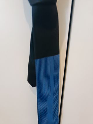 Corbata negra y azul - Elegante