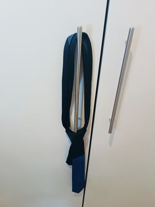 Corbata negra y azul - Elegante