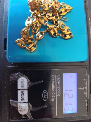 Cadena oro laminado estilo Gucci 
