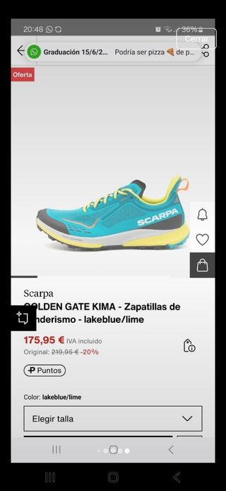 Zapatillas Scarpa Golden Gate Kima