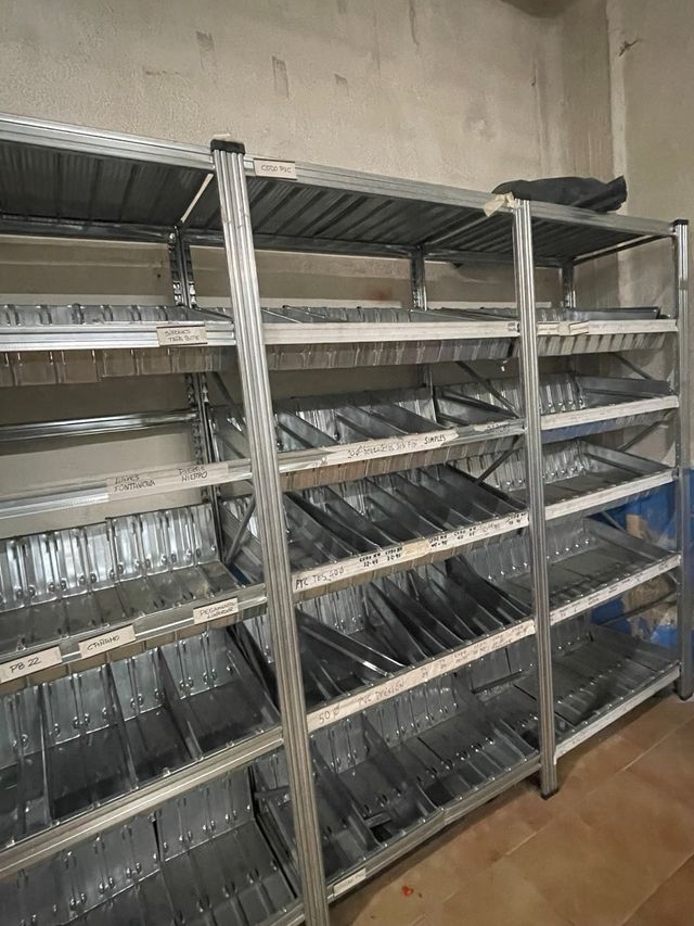 Estanterías Exmelux: 16 modulos inox