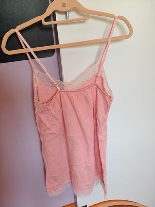 Vestido lencero rosa