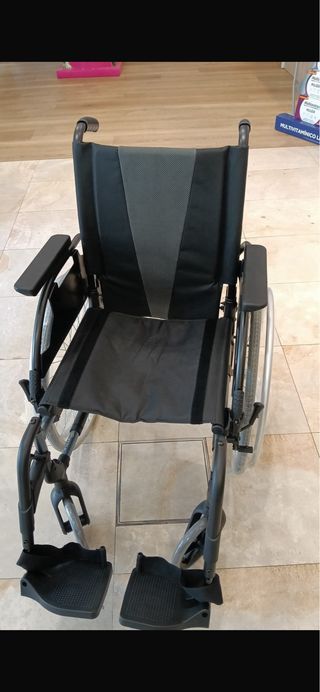 Silla de ruedas de aluminio