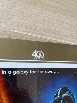 Lámina Star Wars 40 aniversario