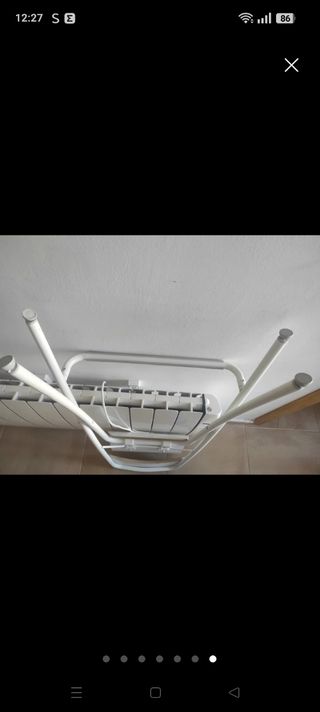 Taburetes Ikea Franklin plegables blancos