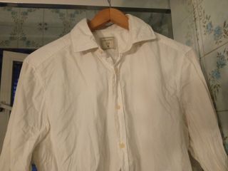 Camisa Scalpers blanca talla 40 manga larga