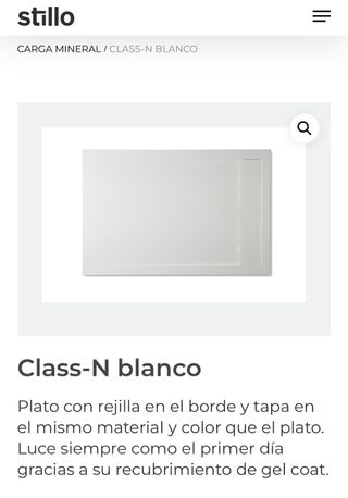 Plato ducha Stillo Class-N blanco