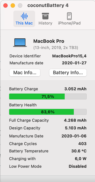 MacBook Pro 13" 2019 - Touchbar