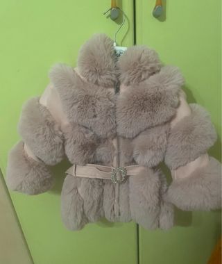 Piumino rosa bimba 12-18 mesi