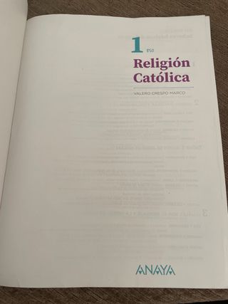 Religión Católica 1. nuevo encuentro Anaya