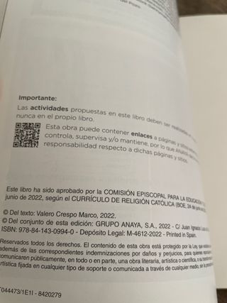 Religión Católica 1. nuevo encuentro Anaya