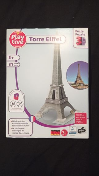 Torre Eiffel Puzzle 3D Playtive