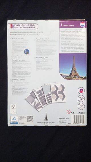 Torre Eiffel Puzzle 3D Playtive