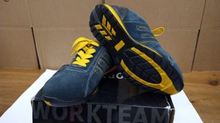 Zapato seguridad Workteam - Azul/Amarillo - S1P