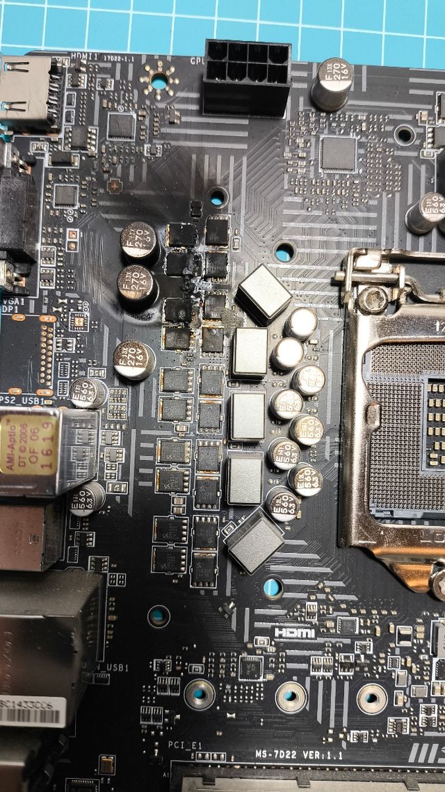 (Quemada) Placa base MSI B560M Pro-E