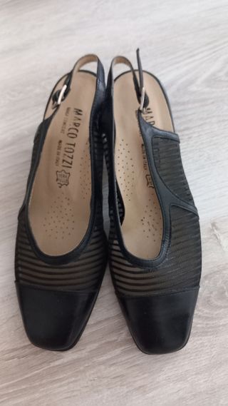 Sandali neri Marco Tozzi Made in Italy