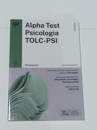 Alpha Test Psicologia TOLC-PSI Simulazioni