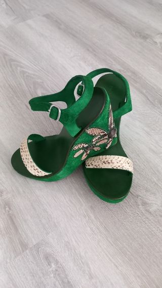 Sandali Paola Martini verdi