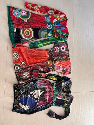 Vestidos estampados multicolor