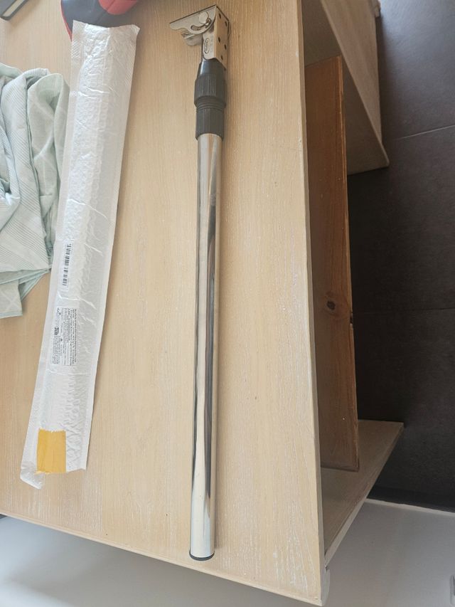 Pata auxiliar metálica extensible sin extrenar