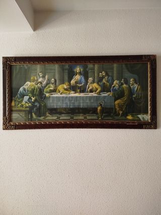 Marco / Cuadro Última Cena - Madera.
SE REGALA
