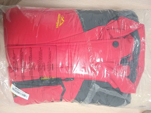 Giacca da montagna rossa e grigia - Taglia L