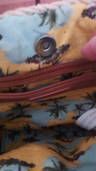 Bolso mimbre Zara - Beige/Marrón