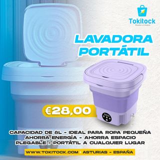 Lavadora Portátil Plegable 8L