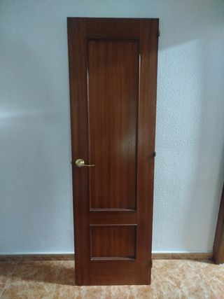 Puerta madera maciza 62cm