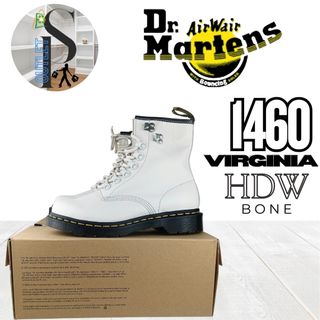 Botas Dr Martens 1460 Virginia Hdw Bone talla 38