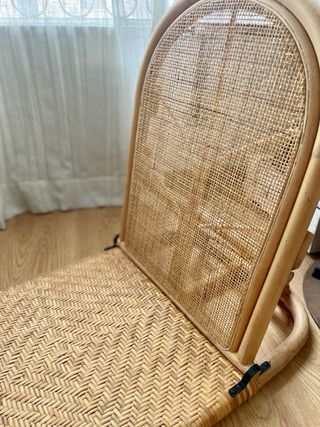 Silla hamaca plegable ratán Zara Home