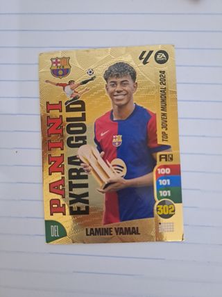 Cromo Lamine Yamal Panini Extragold
