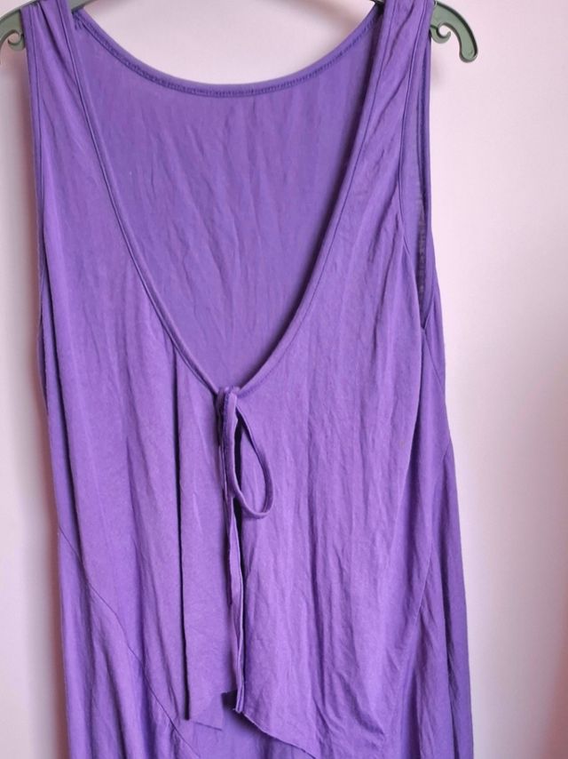 Chaleco morado estilo Y2k