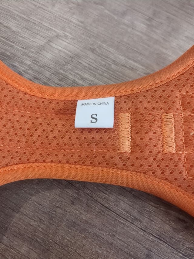 Arnés Perro - Talla S Naranja