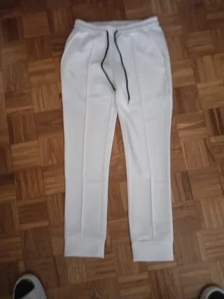 Traje blanco punto hombre - M