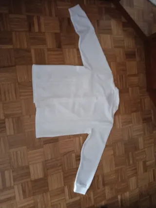Traje blanco punto hombre - M
