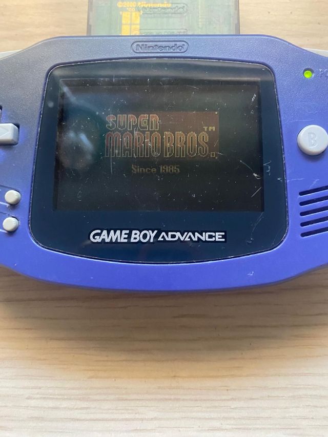 Game Boy Advance + Super Mario GBA
