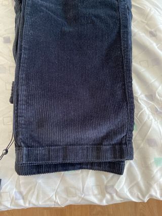 Pantalones pana azul - Blue Banana M