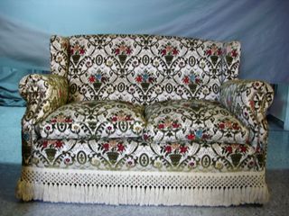 Sillón y sofá vintage. Son super bonitos.